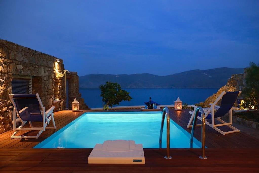 Allaya,Panormos Villa Private Pool Exteriör bild